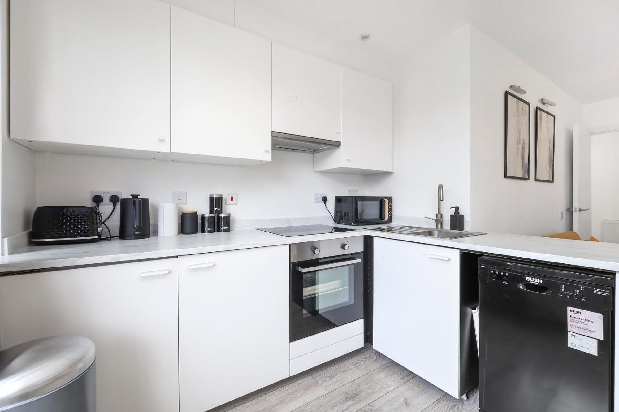 Bright Cosy Greenwich - 3 Bedroom 5 Beds - Free Parking Apartament
